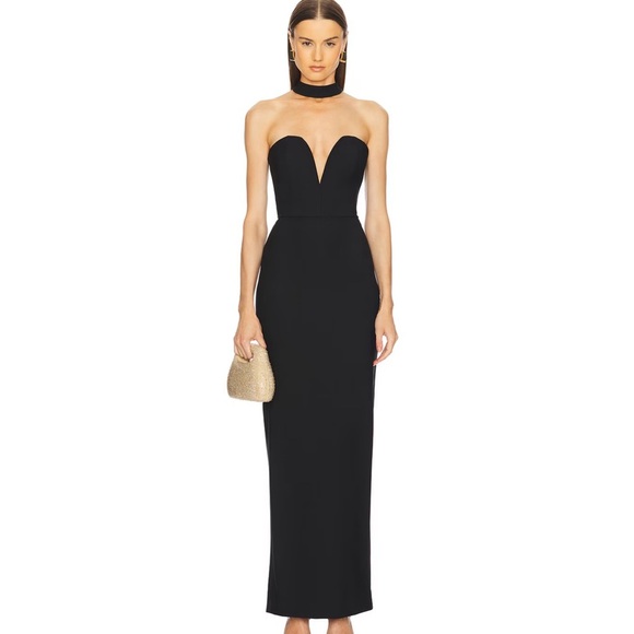 Michael Costello x REVOLVE Daija Gown in Black - Picture 1 of 8